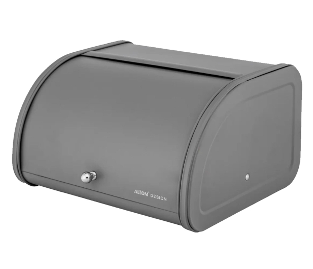 Altom Chlebak metalowy 30x26x17 cm szary - 1580531 - zdjęcie